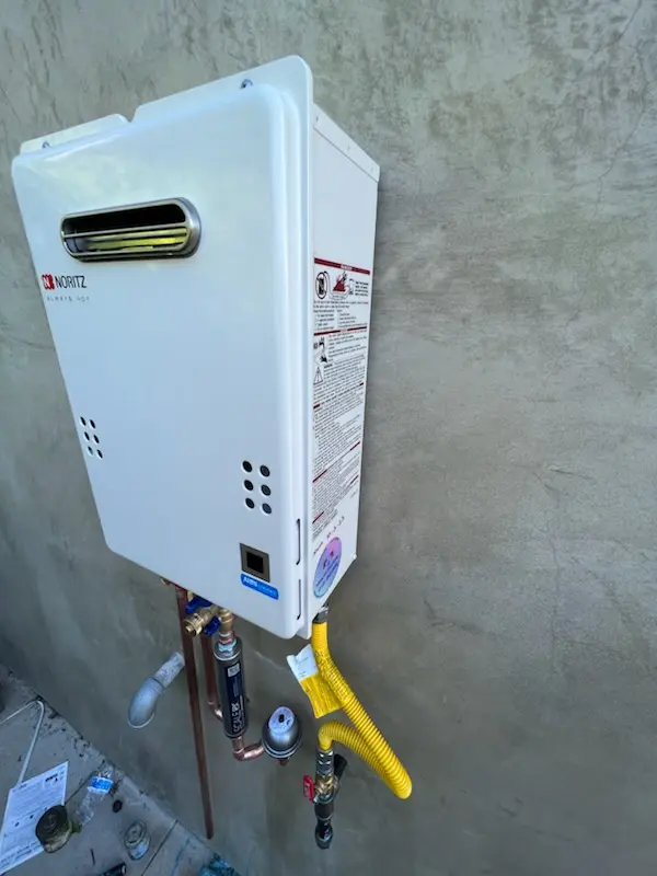 Tankless water heater installation for Buckman homes