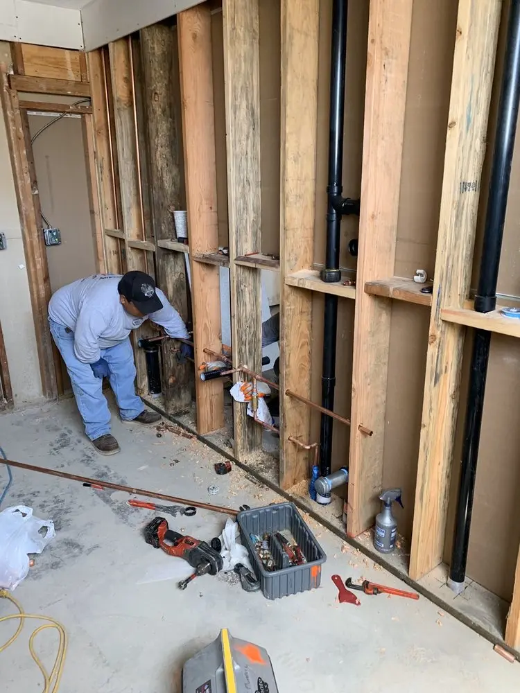 Commercial rough-in plumbing for Commercial Plumbing in Buckman